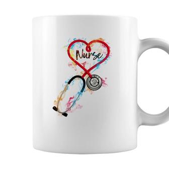 Watercol Nurse Life Nursing Clinical Funny Birthday Gift Coffee Mug - Seseable