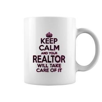 Wear Realtor Gifts Keep Calm Realtor Coffee Mug | Mazezy