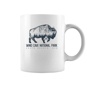 Wind Cave National Park Sd Bison Buffalo Tee Coffee Mug | Mazezy