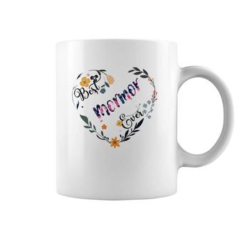 Womens Best Mormor Ever Flower Blessed Grandma Mother's Day Coffee Mug | Mazezy