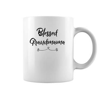 Womens Blessed Grandmama Family Gift Coffee Mug