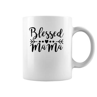 Womens Blessed Mama Mama Mother's Day Coffee Mug | Mazezy