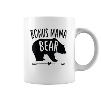 Womens Bonus Mama Mom Bear Best Stepmom Mother's Day Gift Coffee Mug | Mazezy