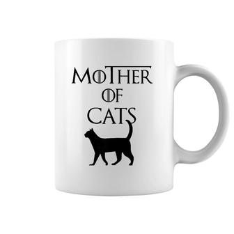 Womens Cat Mom Mother Of Cats Coffee Mug | Mazezy