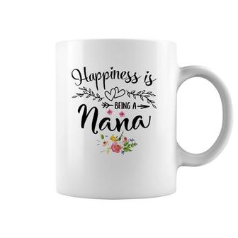 Womens Happiness Is Being A Nana Mother's Day Gift Coffee Mug | Mazezy