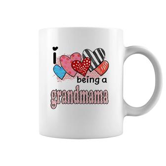 Womens I Love Being A Grandmama Cute Hearts Gifts Coffee Mug | Mazezy CA