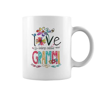 Womens I Love Being Called Grammi Sunflower Gifts Coffee Mug | Mazezy CA