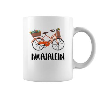 Womens Kwajalein Atoll Marshall Islands Kwaj Life Bicycle Bike Gift V Neck Coffee Mug | Mazezy