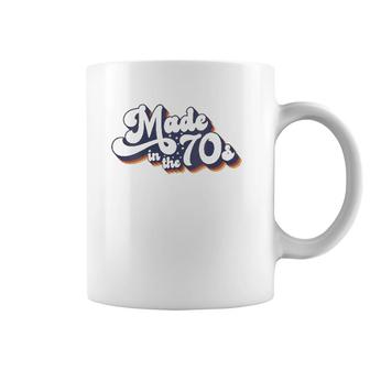 Womens Made In The 70'S Costume Born 1970'S Halloween Retro Vintage Coffee Mug | Mazezy