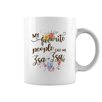 Womens My Favorite People Call Me Zsa-Zsa Polish Grandma Mother Coffee Mug | Mazezy