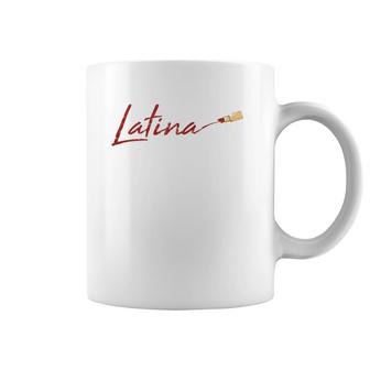 Womens Proud Latina Cool Spanish Girl Pride Hispanic Women Gift Coffee Mug | Mazezy