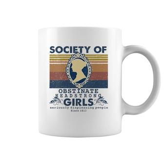 Womens Society Of Obstinate Headstrong Girls V-Neck Coffee Mug | Mazezy