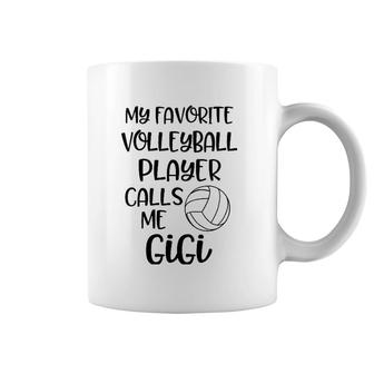 Womens Volleyball Gigi My Favorite Player Calls Me Grandmother Coffee Mug