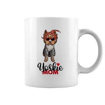 Womens Yorkie Mama I Love Yorkie Yorkshire Terrier Mom Yorkie Mom Coffee Mug | Mazezy