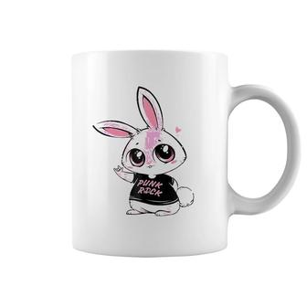 Woot Punk Rock Bunny Men Women Gift Coffee Mug | Mazezy