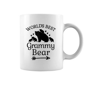 World's Best Grammy Bear Grandma Baby Grandcubs Grandmother Zip Coffee Mug | Mazezy