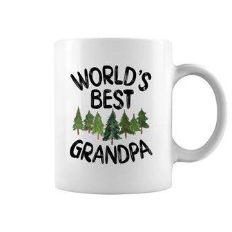 World's Best Grandpa Cute Outdoorsman Father's Day Coffee Mug | Mazezy UK
