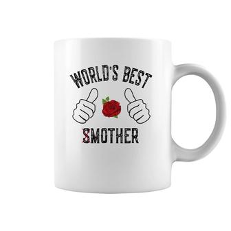 World's Best Smother , Funny Mom Coffee Mug | Mazezy