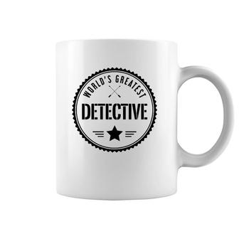 World's Greatest Detective For Detectives Coffee Mug | Mazezy