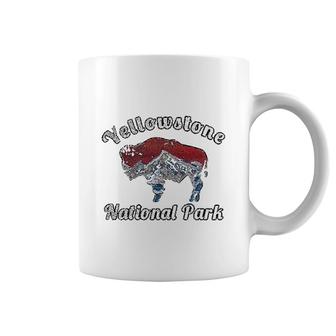 Yellowstone National Park Flag Inspired Coffee Mug | Mazezy AU