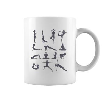 Yoga Teacher Gifts Yoga Poses & Postures Gift Ideas For Yoga Teachers & Practitioners Cl Coffee Mug | Mazezy