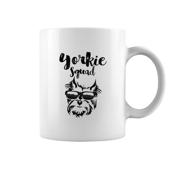 Yorkie Squad Mom Coffee Mug | Mazezy