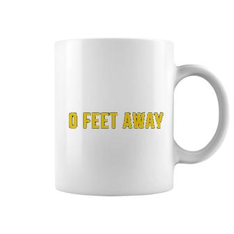 Zero Feet Away Gay Pride Coffee Mug | Mazezy