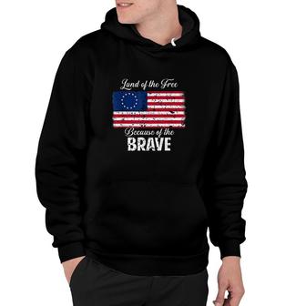 1776 Patriotic Betsy Ross American Flag Hoodie | Mazezy
