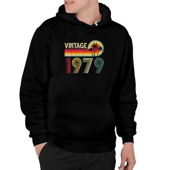 43 Years Old Made In 1979 Vintage 43Rd Birthday Hoodie | Mazezy