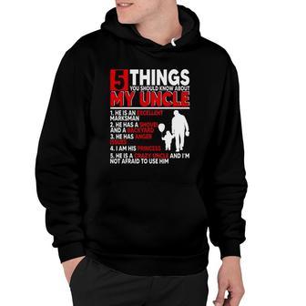 5 Things You Should Know About My Uncle Happy Father's Day Hoodie | Mazezy UK