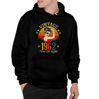 60Th Birthday Gift 60 Years Old For Women Retro Vintage 1962 Ver2 Hoodie | Mazezy