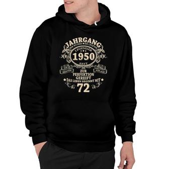 72 Geburtstag Geschenk Mann Mythos Legende Jahrgang 1950 Hoodie | Mazezy