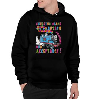 Advocate Acceptance Train Puzzle Cool Autism Awareness Gift Hoodie | Mazezy