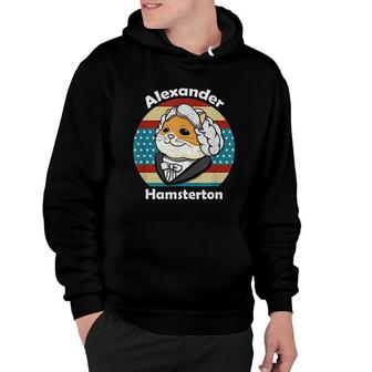 Alexander Hamilton Retro Hamster Alexander Hamsterton Hoodie | Mazezy