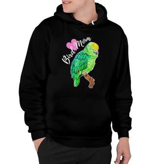 Amazon Parrot Lover Bird Mom Watercolor Hoodie | Mazezy