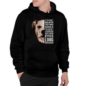 American Bulldog Apparel They Have Souls Funny Gift Hoodie | Mazezy