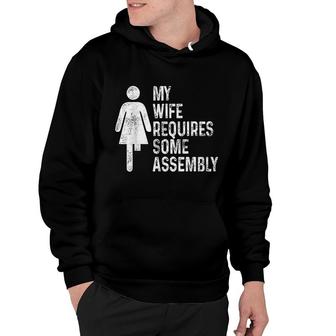 Amputee Humor Wife Assembly Leg Arm Funny Recovery Gifts Hoodie | Mazezy