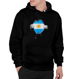 Argentina Flag Proud Argentinian Hoodie | Mazezy