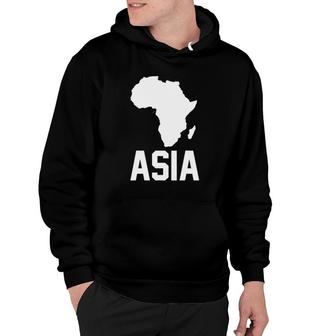 Asia With Africa Map Geography Teacher Gift Hoodie | Mazezy