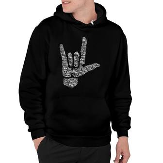 Asl Sign I Love You In 40 Different Languages Asl Hoodie | Mazezy