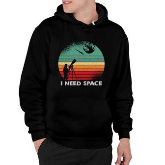 Astronomy Space Astronaut Scientist Retro Funny Hoodie - Thegiftio