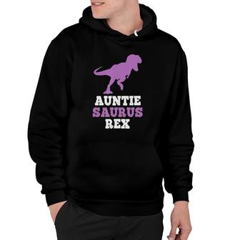Auntie-Saurus Rex Dinosaur Gift Auntiesaurus Mother's Day Hoodie | Mazezy UK