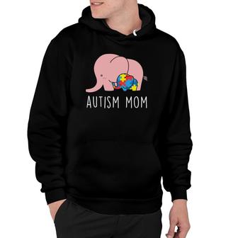 Autism Awareness Autism Mom Elephant Pullover Hoodie | Mazezy