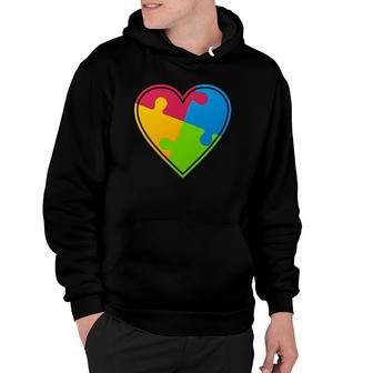 Autism Love Autism Awareness For Mom Dad Kid Hoodie | Mazezy