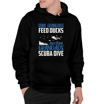 Awesome Grandads Scuba Dive Diving Grandpa Diver Funny Gift Hoodie | Mazezy