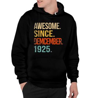 Awesome Since December 1925 96Th Birthday 96 Year Old Hoodie | Mazezy