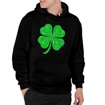 Awesome St Patrick's Day Glitter Shamrock St Paddys Day Tank Top Hoodie | Mazezy
