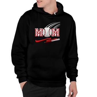 Baseball Graphic Softball Mother's Day Sport Mom Wife Hoodie | Mazezy