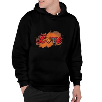 Basketball Love Sports Coach Player Team Ball Ring Hoodie | Mazezy
