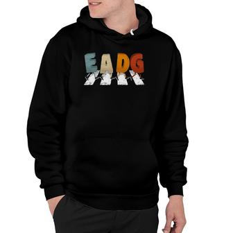Bass Guitar Player Eadg Crosswalk For Bassist Hoodie | Mazezy